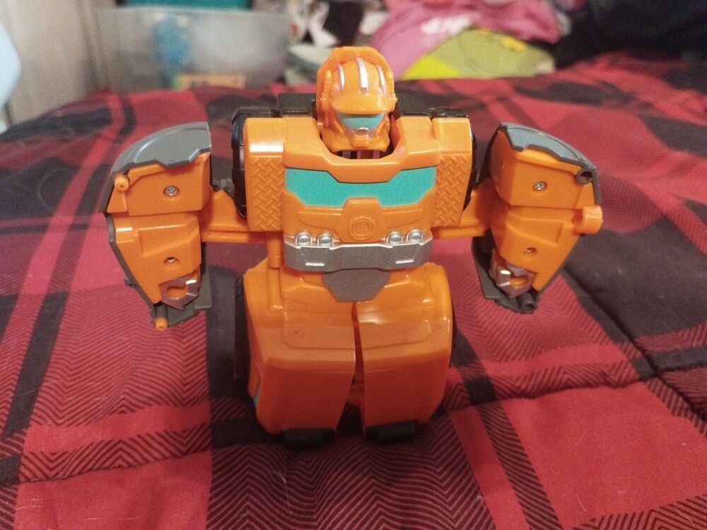 Transformers Rescue Bots Wedge Construction Cement Truck Figure Hasbro Playskool